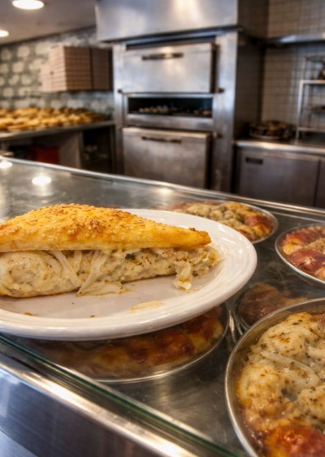 Cheese and onion fugazza rellena