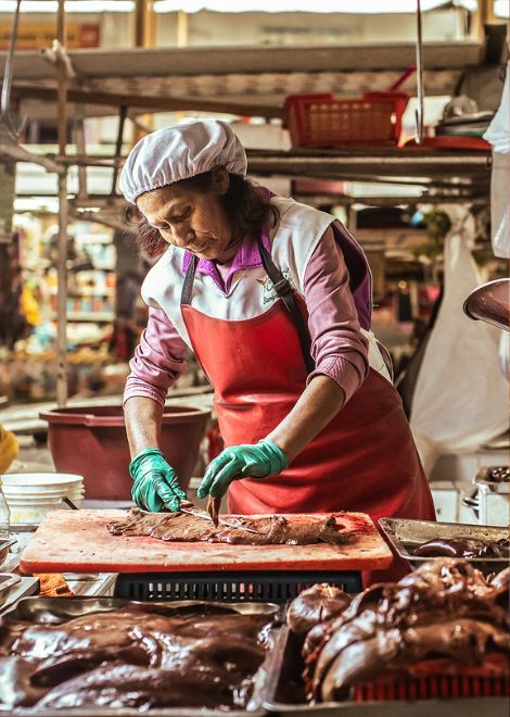 Step inside Mercado San Camilo, the city's most iconic food market.