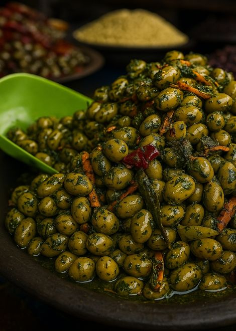 Wander through Grand Socco and Main Market for Moroccan olives and cheese