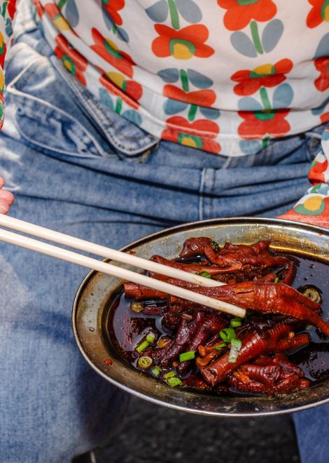 Local koay teow soup