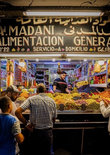 The historic olive vendors in the Main Market
