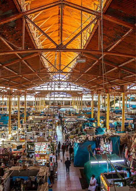 Step inside the historic Mercado San Camilo.