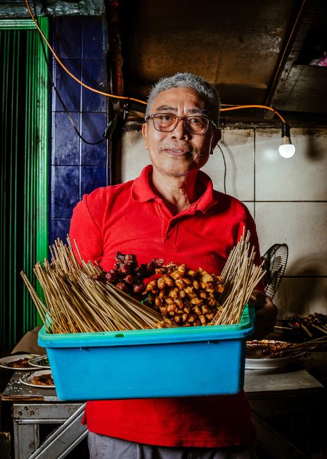 The food heroes of Jakarta. 