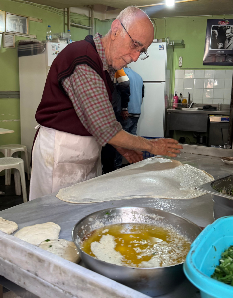Octogenarian börek master Uncle Tevfik