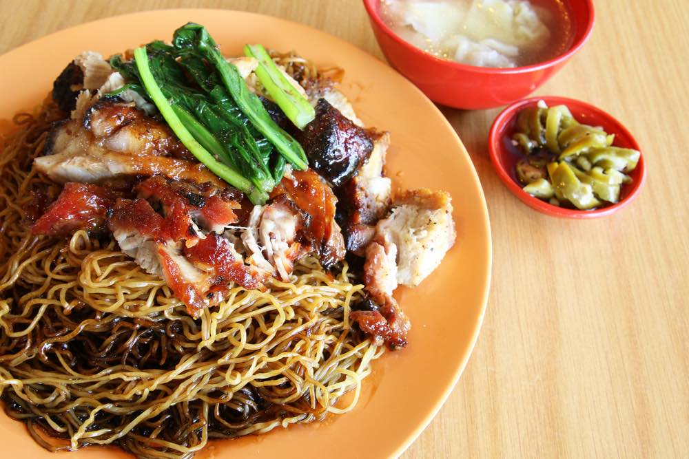 Kuala Lumpur street food wantan mee
