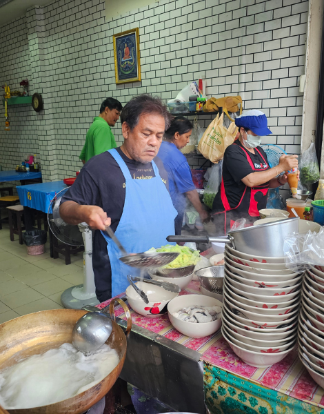 Decades-old street food chefs with closely guarded recipes