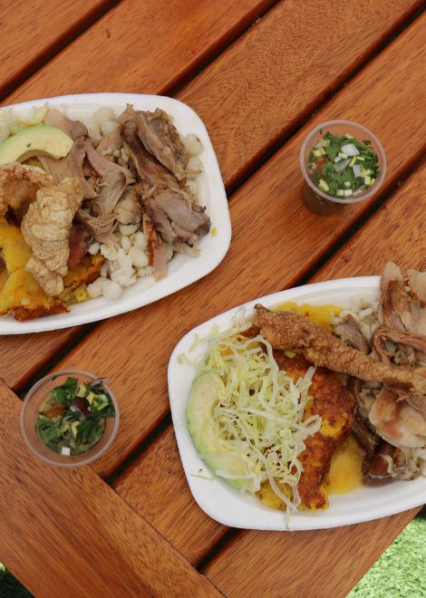 An Andean classic, roasted Ecuadorian pork