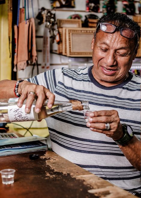 A taste of xtabentun, an ancient Mayan liquor