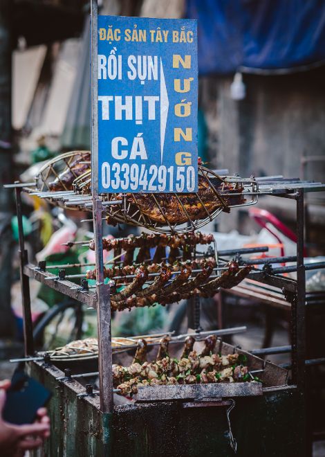 Rotisserie meats, Hanoi-style
