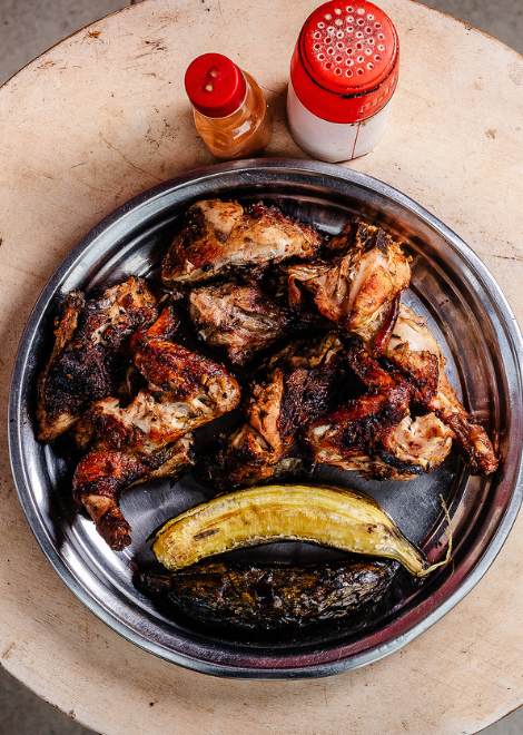 Grilled chicken cooked to perfection