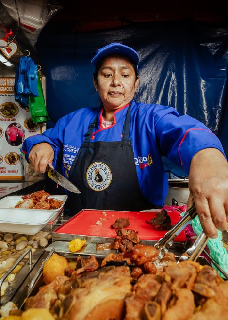 The food heroes of Quito.