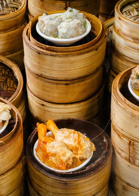 Kick off with steamed dim sum