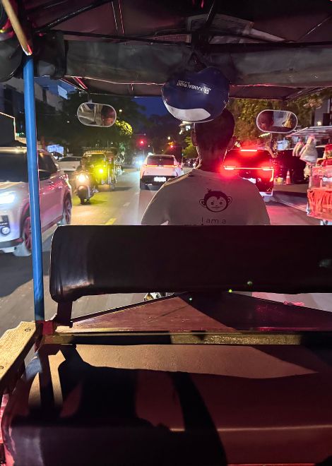 Hop in a tuk-tuk and zip between Phnom Penh's districts.