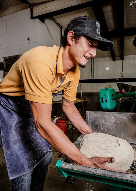 A tortilla factory in Santa Tere, Guadalajara