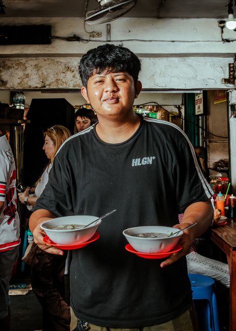 The food heroes of Jakarta. 
