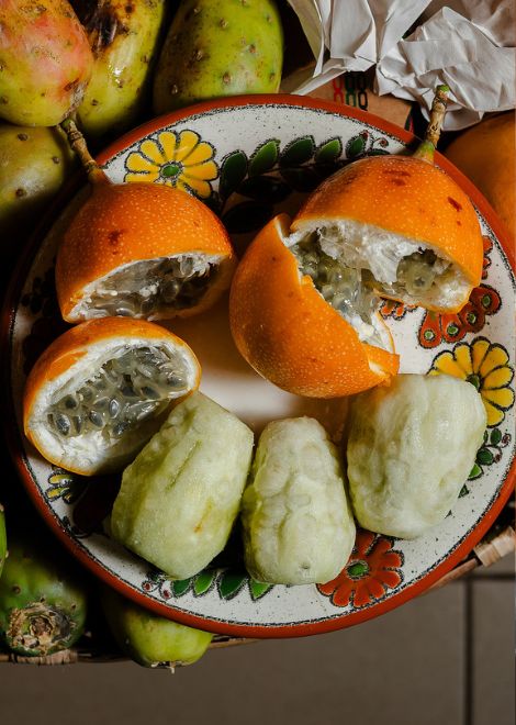 Seasonal exotic fruits from the Andes to the Amazon. 