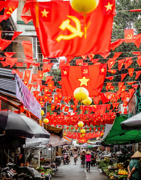 The many colours of Hanoi 's old streets