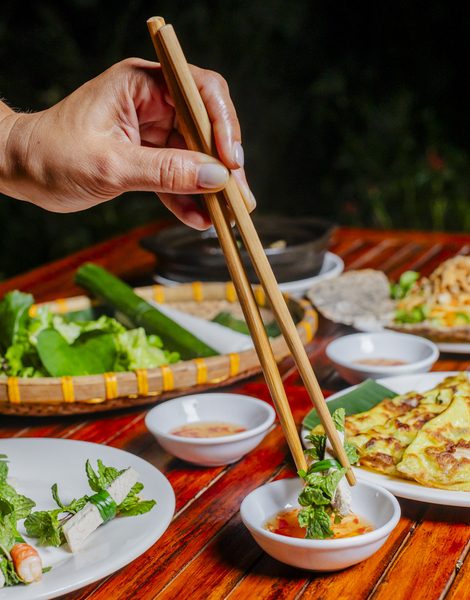 Delicious food awaits from farm-to-fork (or chopstick)