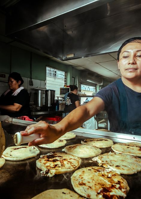 The food heroes of San Salvador. 