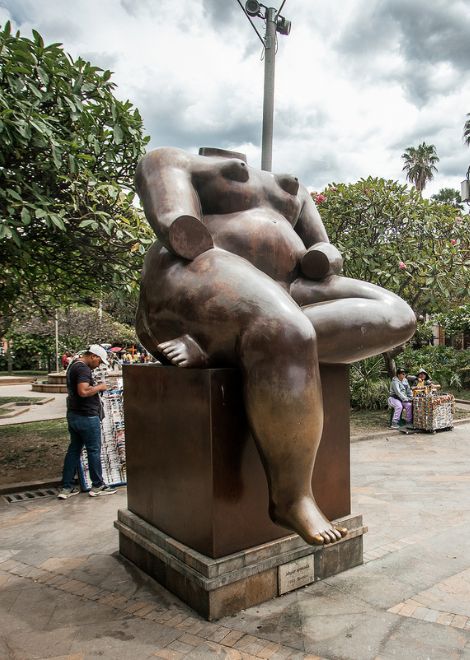 Wander through Plaza Botero, home to Medellín's famous sculptures.