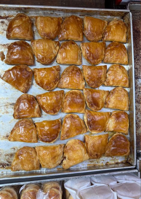 Buttery kaya puffs with a sweet coconut centre.