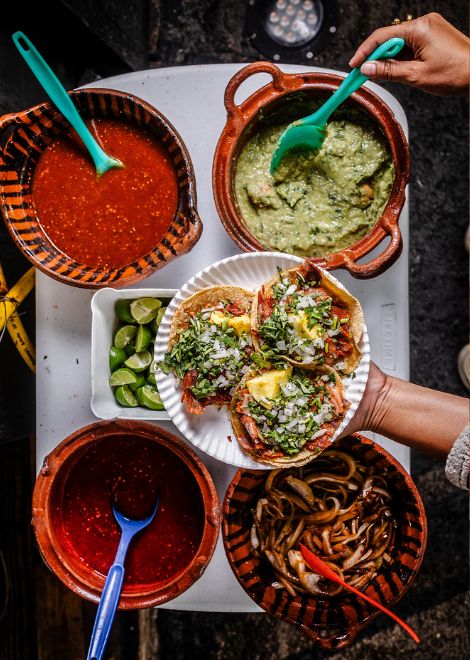 A Mexico City food tour wouldn't be complete without al pastor taco