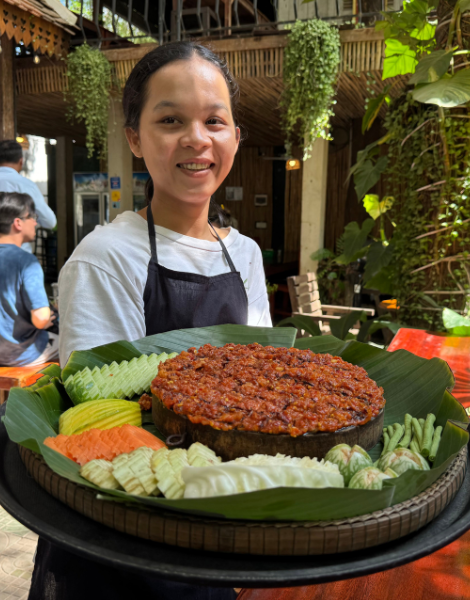 The cornerstone of Cambodian cuisine, prahok