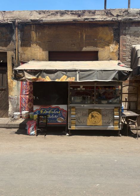 The bustling street carts that keep Alexandria fed.