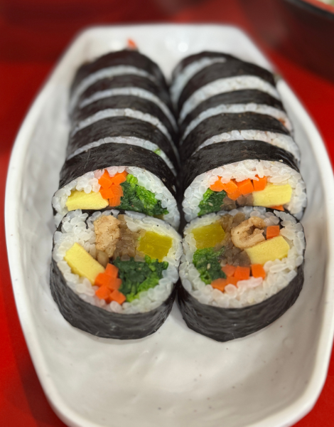 Seriously addictive gimbap rolls