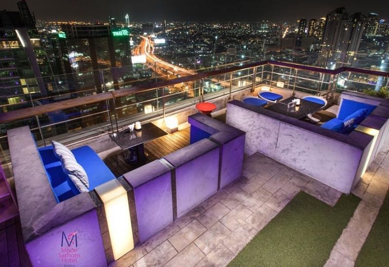 best sky bar in bangkok - The Roof @ 38