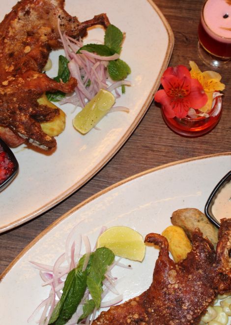 Taste cuy, an Andean classic