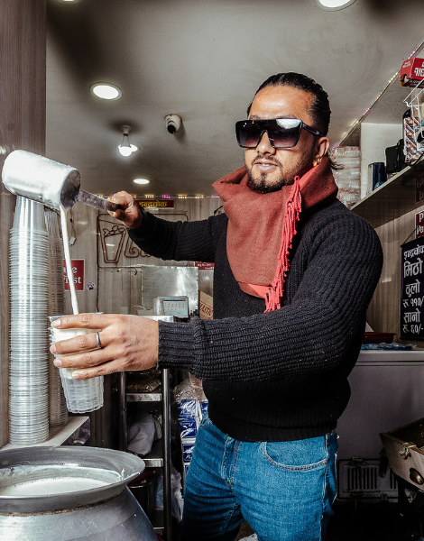 Local legend serves up a lassi dusted with nuts