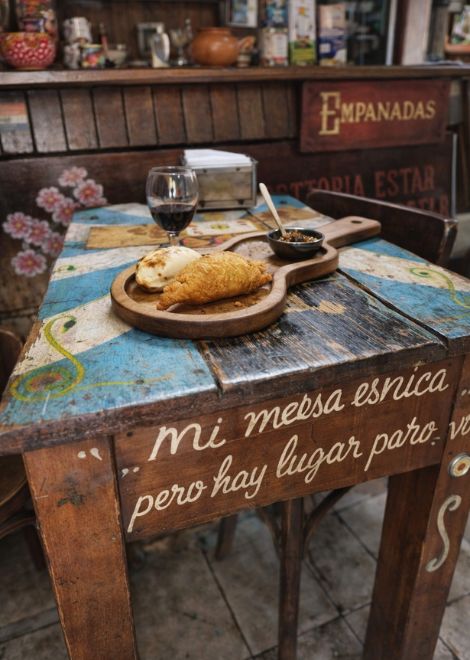 Classic baked empanada carne and empanada onion and cheese