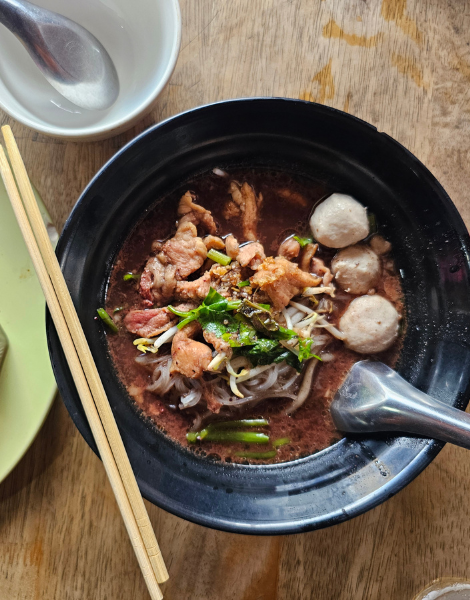 Kick off with Thai boat noodles in an irresistible broth