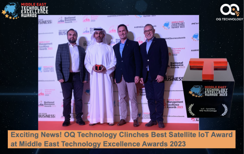 OQ Team receiving the award during the ceremony held in Dubai
