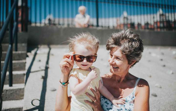 GrandparentAtBeach