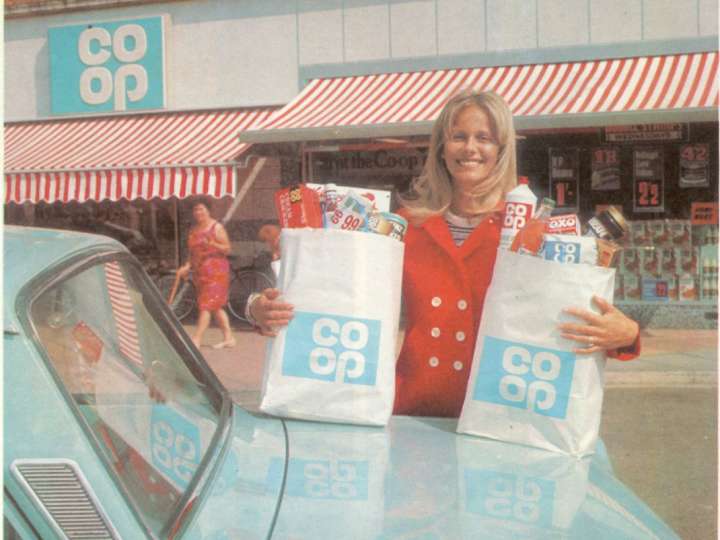 Co-op shopper circa 1969