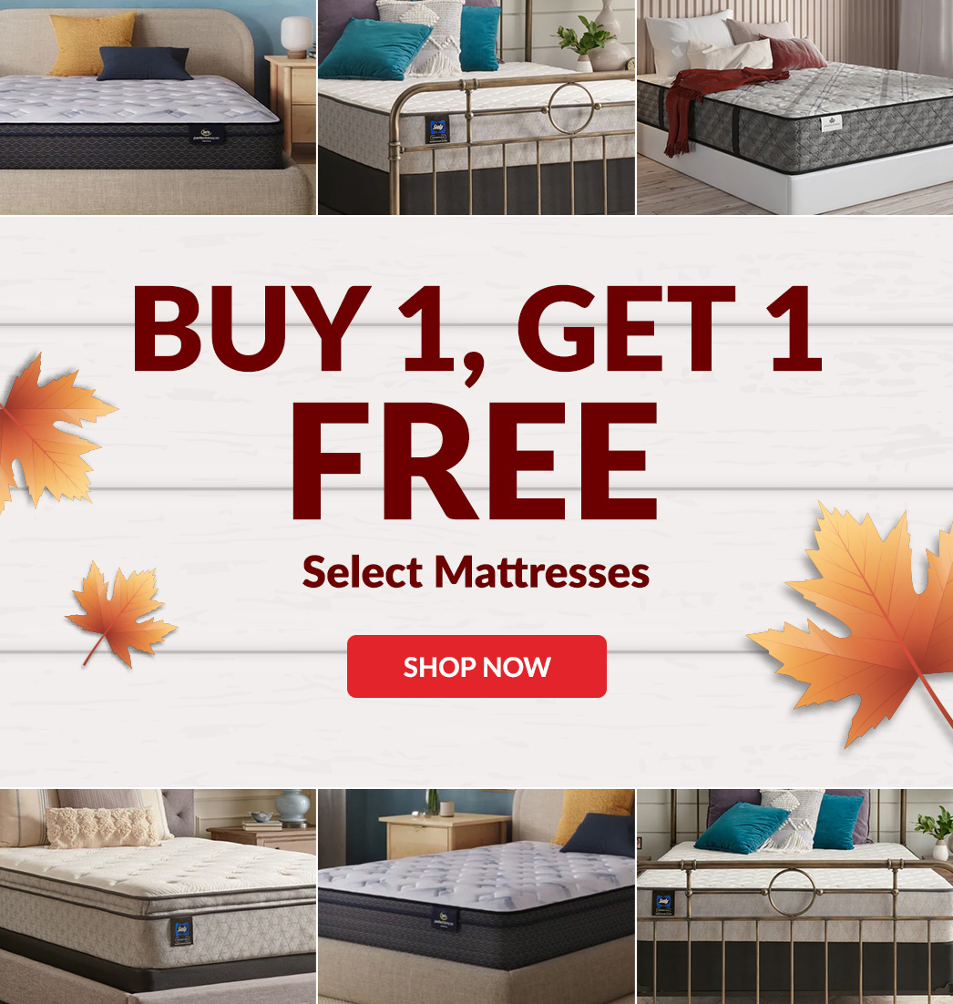 Buy 1 get 1 Free Select Mattresses