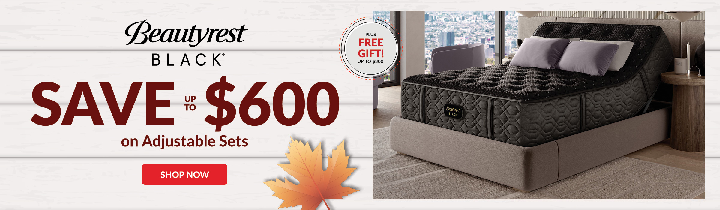 Beautyrest Black Save up to $600 on Adjustable Sets