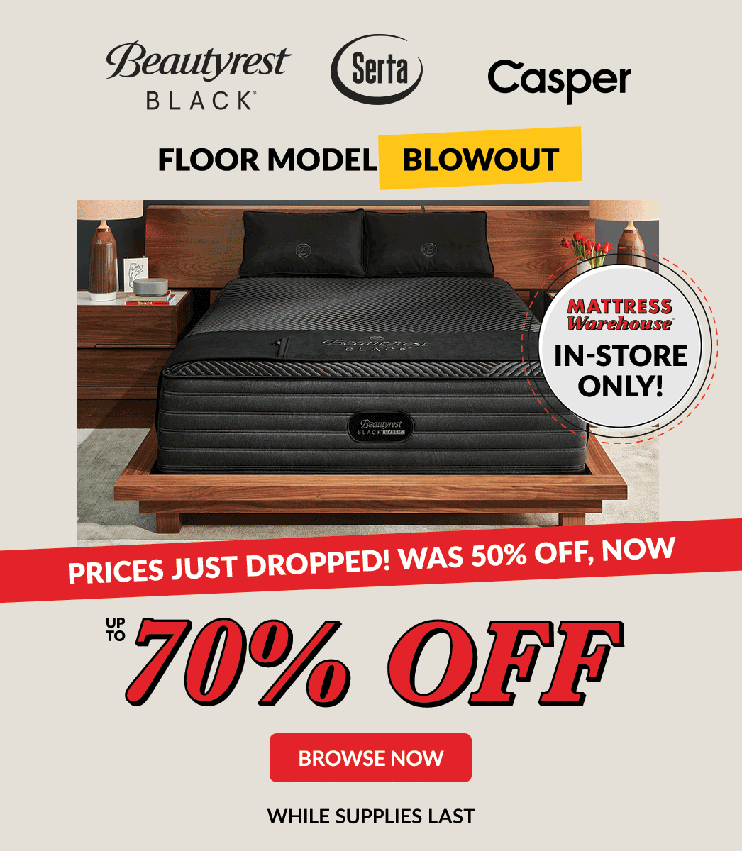 50% Off Floor Model Blowout In-Store Only
