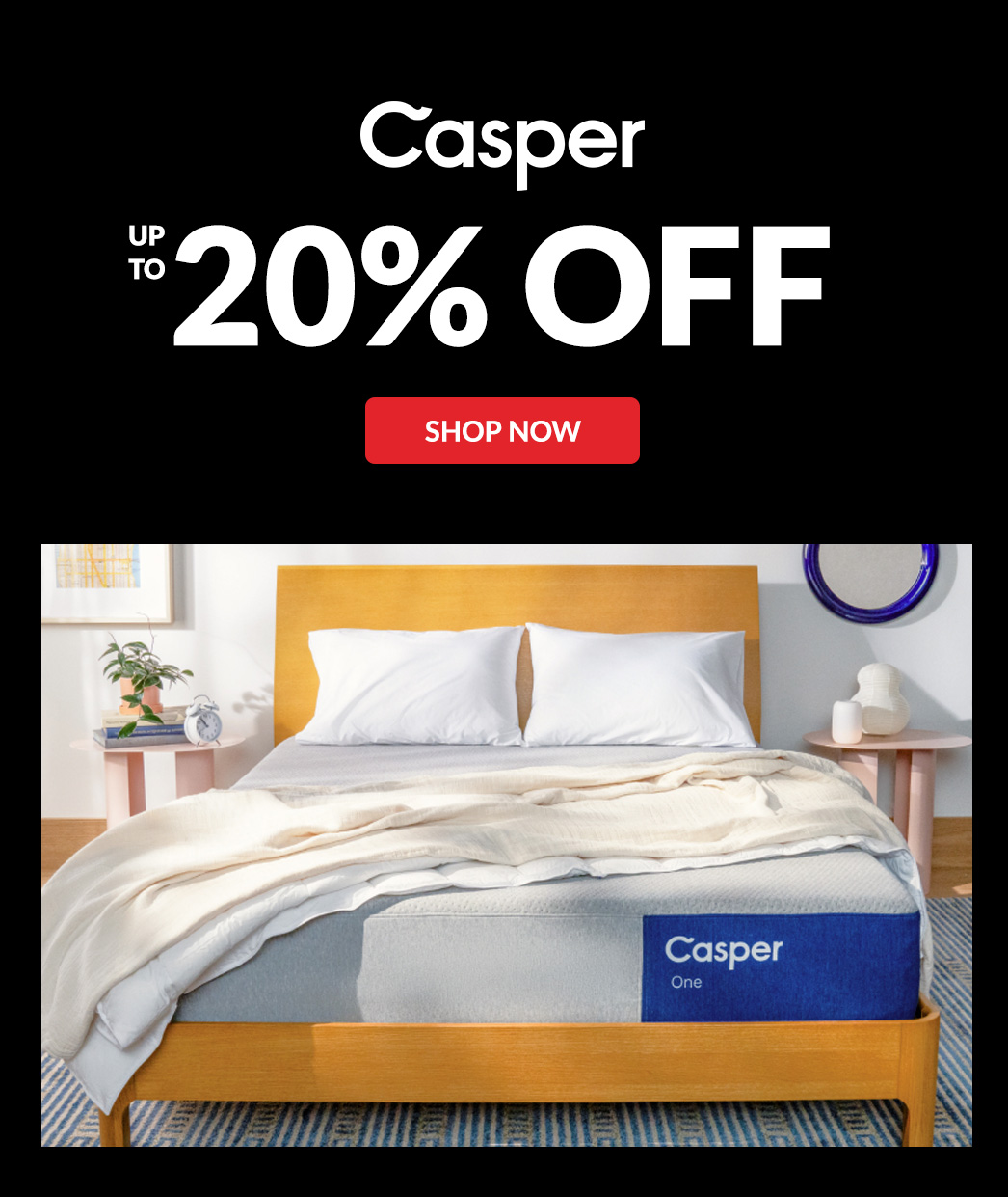 Casper up to 20% Off