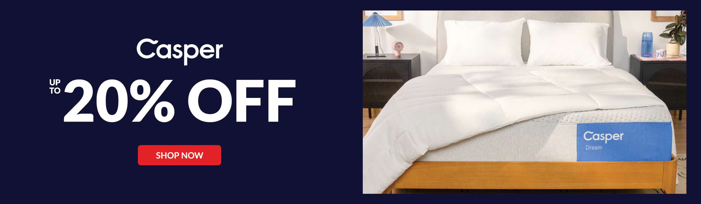 Casper up to 20% Off