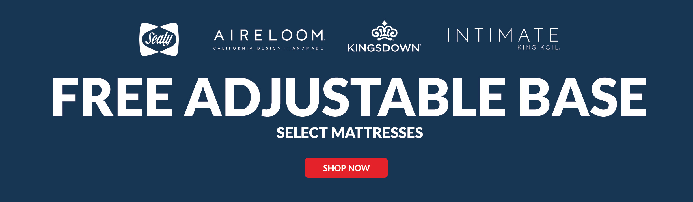 Free Adjustable Base Select Mattresses