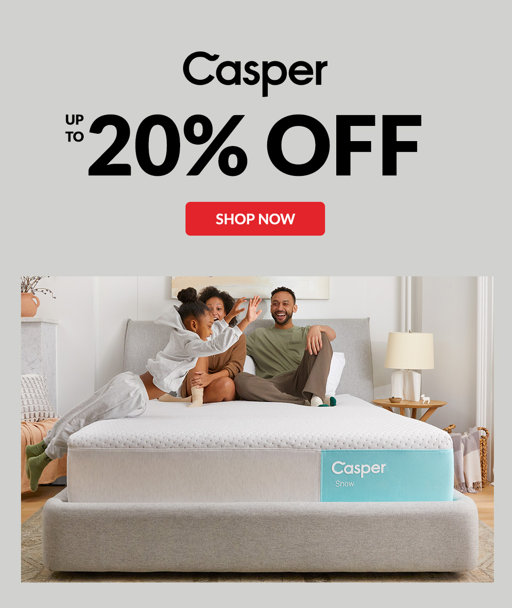 Casper up to 20% Off