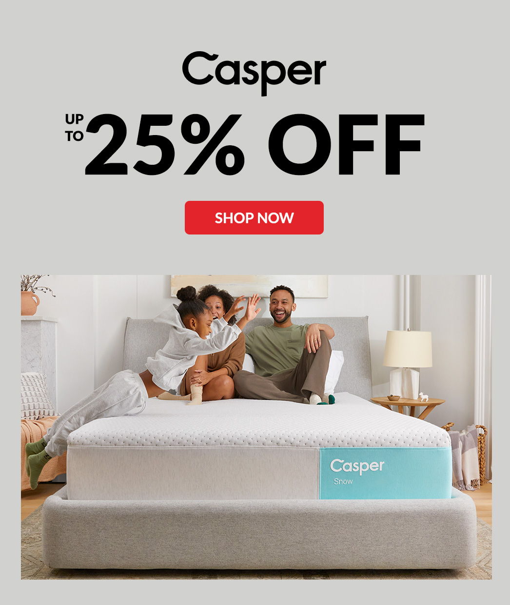 Casper up to 25% Off