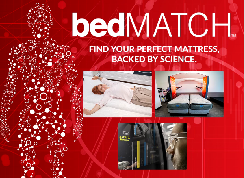 Find your perfect mattress, backed by science with bedMatch