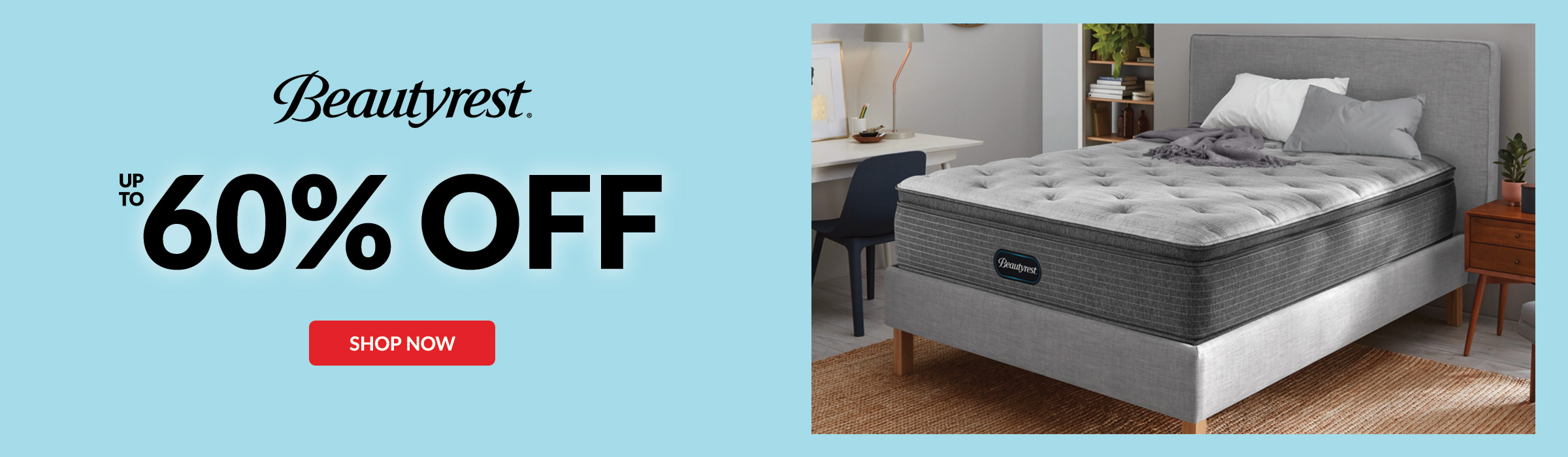 Beautyrest up to 60% Off