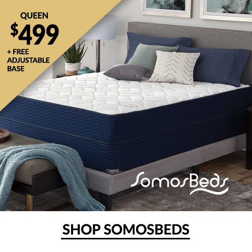 Somosbeds $499 Queen plus Free Adjustable Base