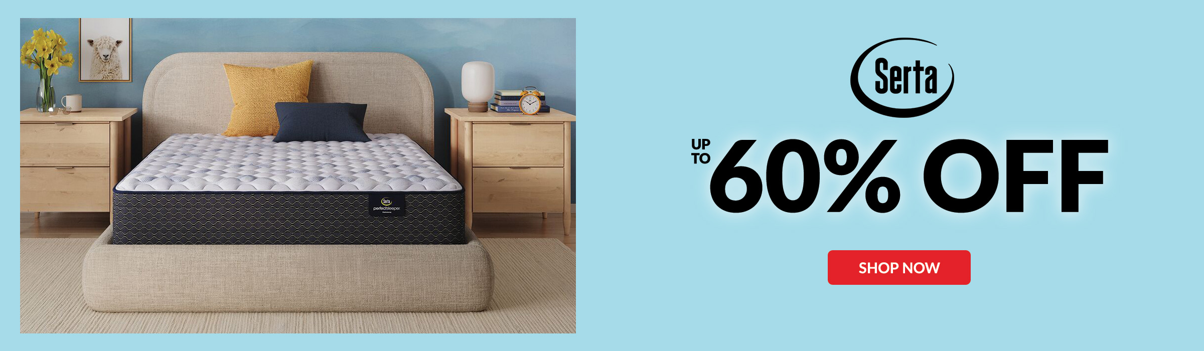 Serta up to 60% Off