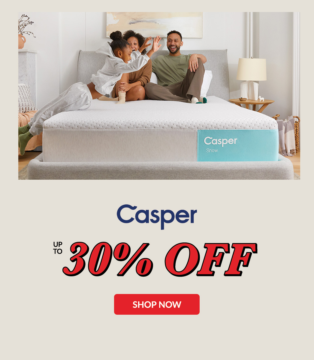 Casper up to 30% off